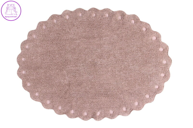 Dětský kusový koberec Pinecone Vintage Nude ovál