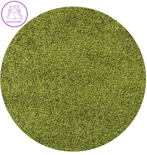 Kusový koberec Life Shaggy 1500 green kruh