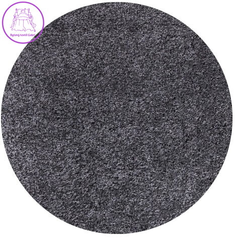 Kusový koberec Life Shaggy 1500 grey kruh