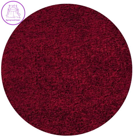 Kusový koberec Life Shaggy 1500 red kruh