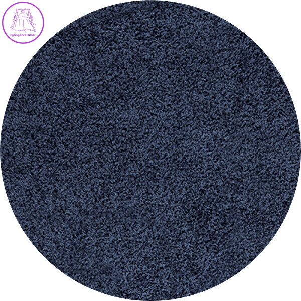 Kusový koberec Life Shaggy 1500 navy kruh