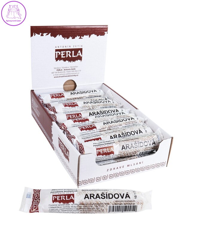 Arašídová tyčinka KARTON (18x50g) Zetík 898