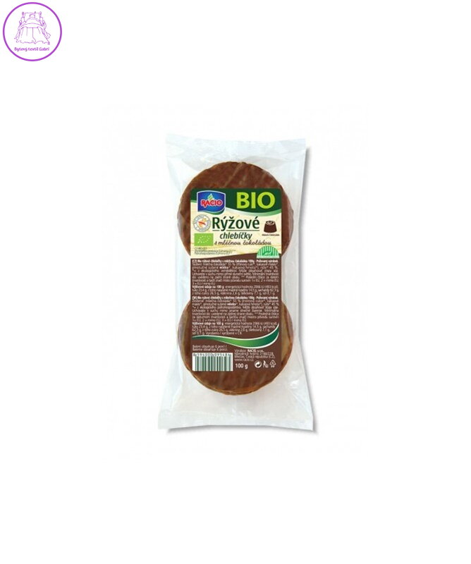 Racio BIO rýžové s mléčnou čokoládou 100g Racio  2659