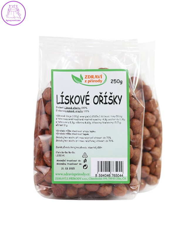 Lískový oříšek 250g ZP  58