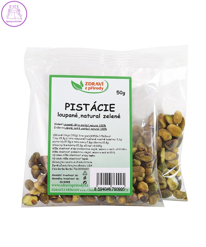 Pistácie loupané 50g ZP 2318