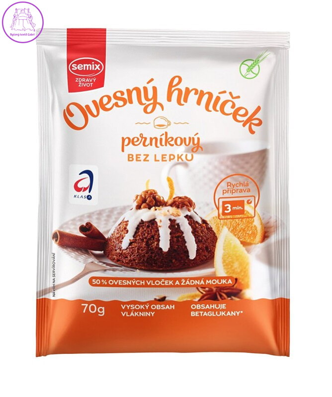 Ovesný hrneček perníkový 70g Semix 2510