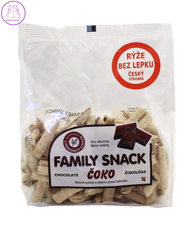 Family snack ČOKO sáček 165g 340