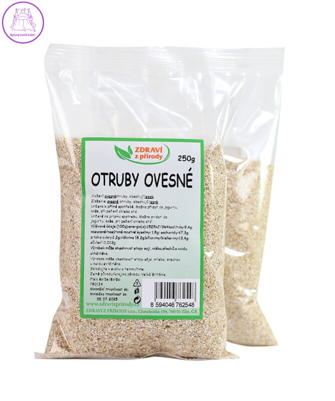 Otruby ovesné 250g ZP 170