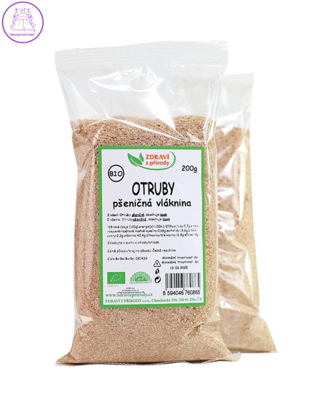 Otruby pšeničné BIO 200g ZP 168