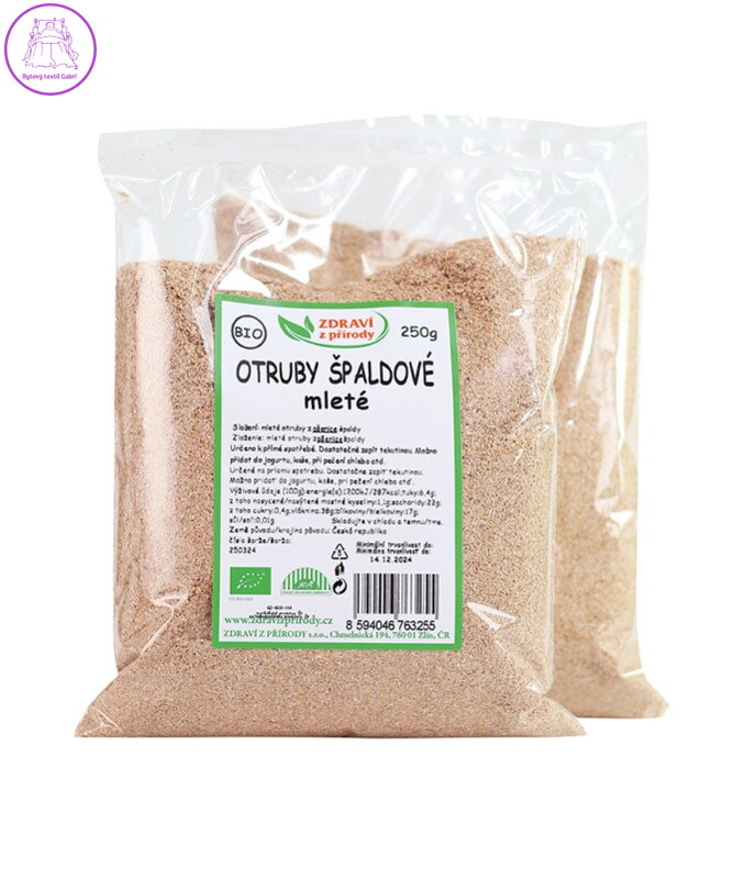 Otruby špaldové 250g  BIO ZP  172