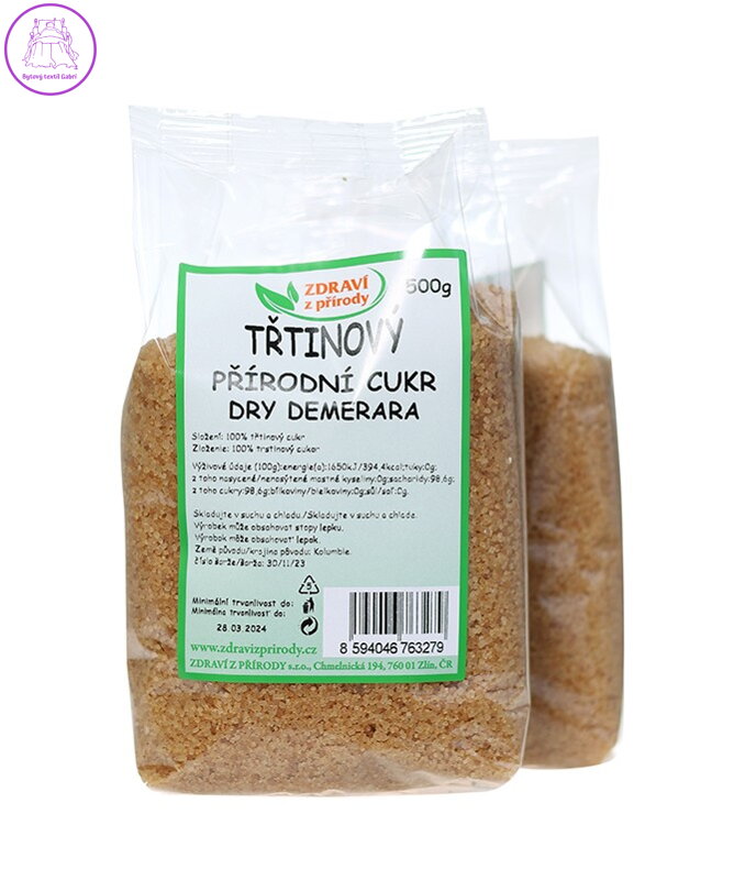 Cukr třtinový Demerara  500g ZP 2977