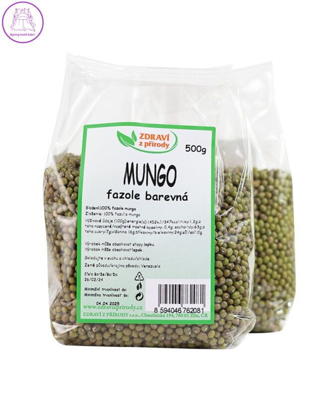 Fazole mungo 500g ZP 159