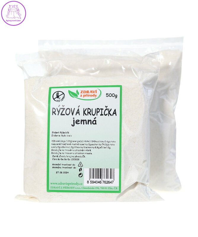 Krupice rýžová 500g ZP 3001