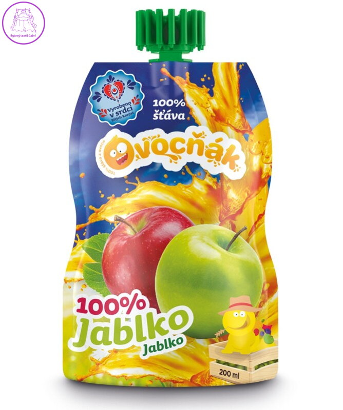 Mošt jablko 100% 200ml Ovocňák 1163 Mošt jablko 100% 200ml Ovocňák 1163