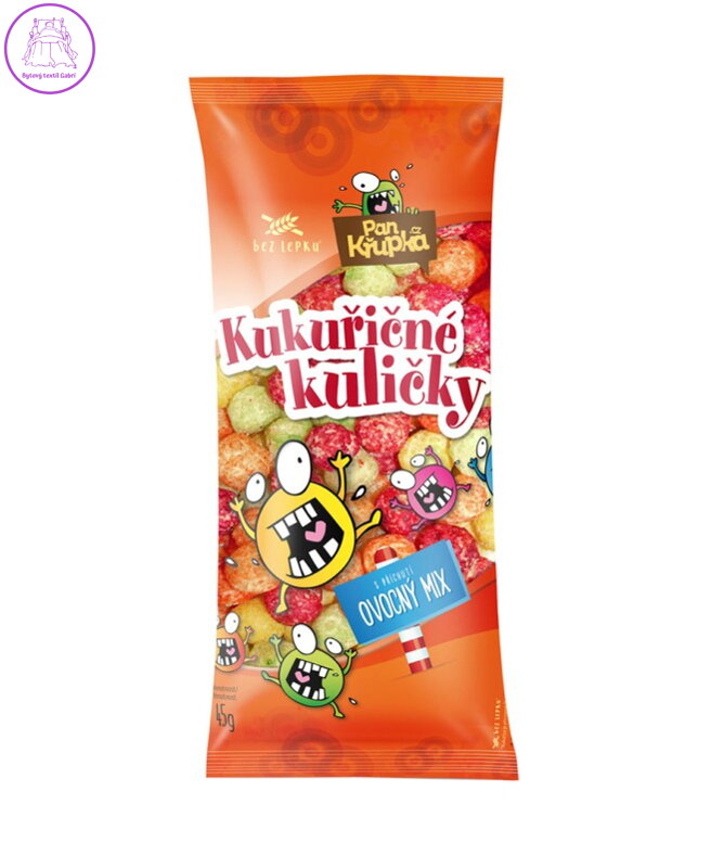 Kukuřičné kuličky ovocné 45g REJ 1077