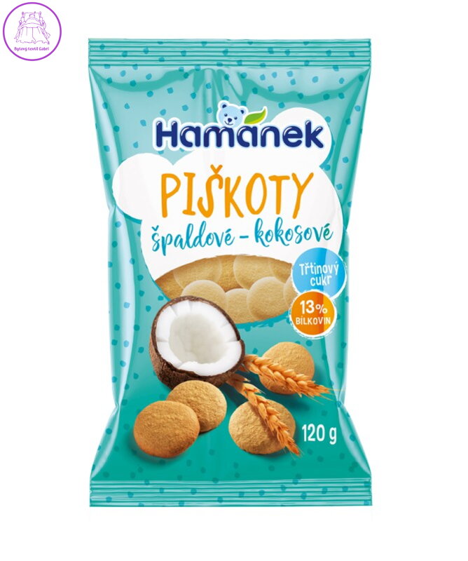 Piškoty špaldové s kokosem 120g Kávoviny 99
