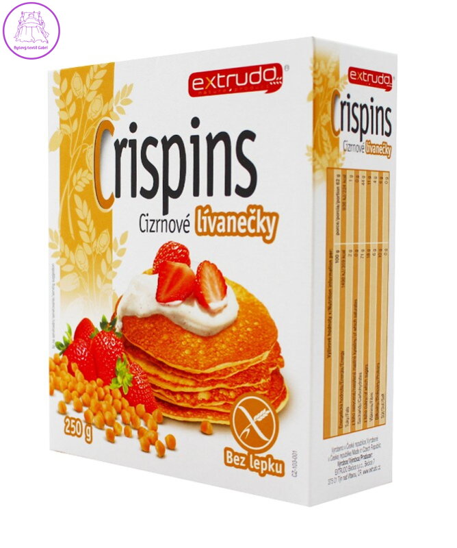 Cizrnové lívanečky 250g Extrudo 2696