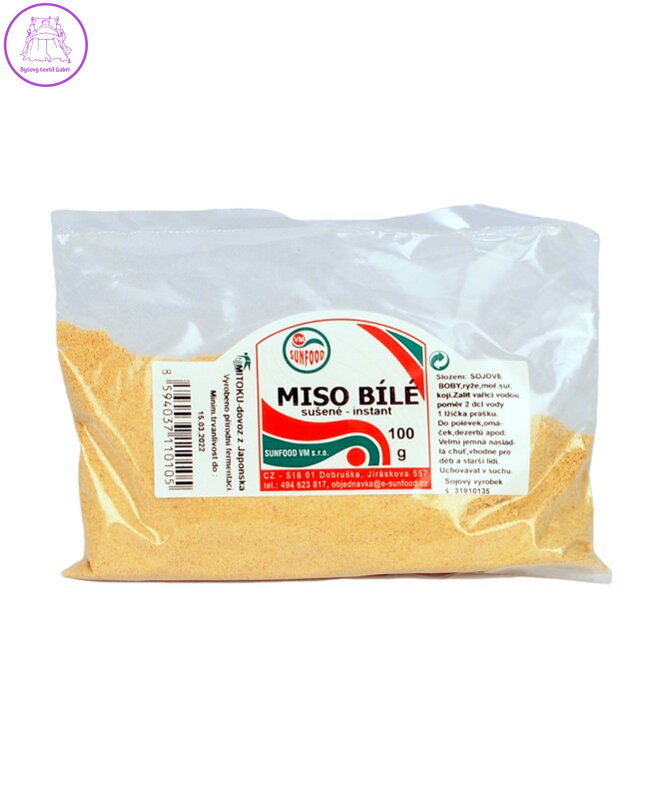 Miso bílé sušené 100g Sunfood 4833