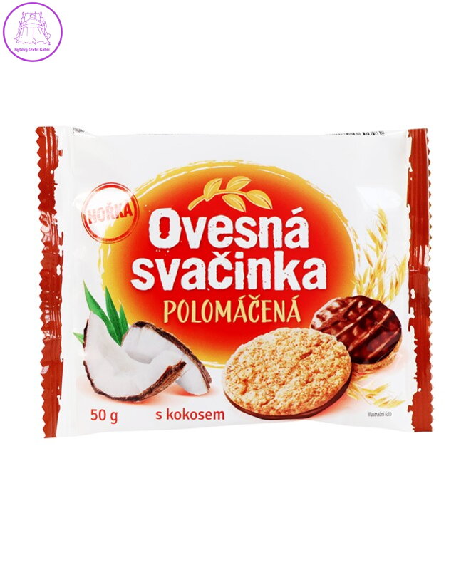 Ovesná svačinka 50g polomáč. hořká s kokosem Fammilky 4881