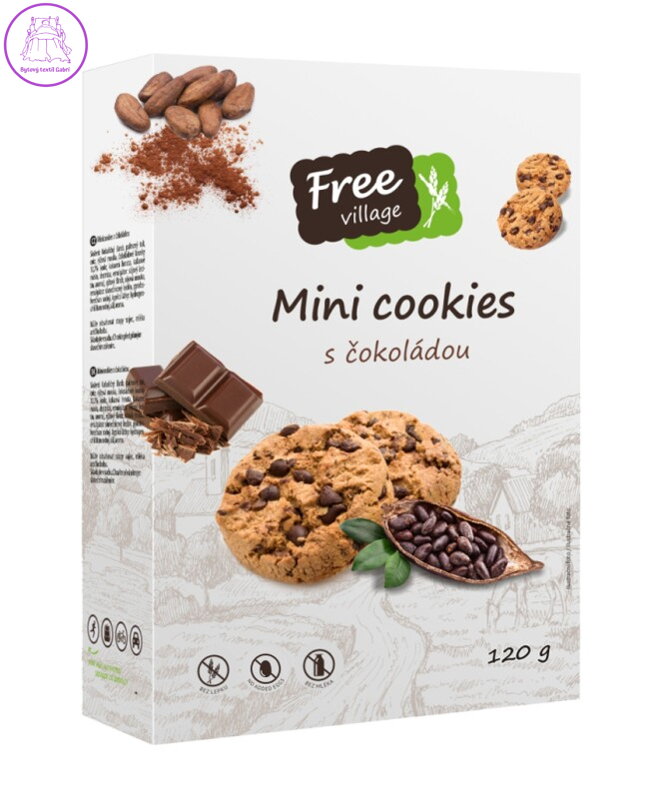 Mini Cookies bez lepku 120g Perník 1291