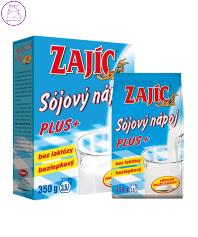 Sojový nápoj Plus sáček Zajíc 350g Mogador 2790