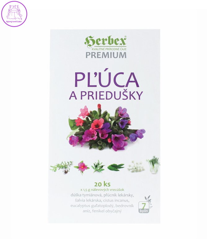 Plíce a průdušky  20x1,5g 3809
