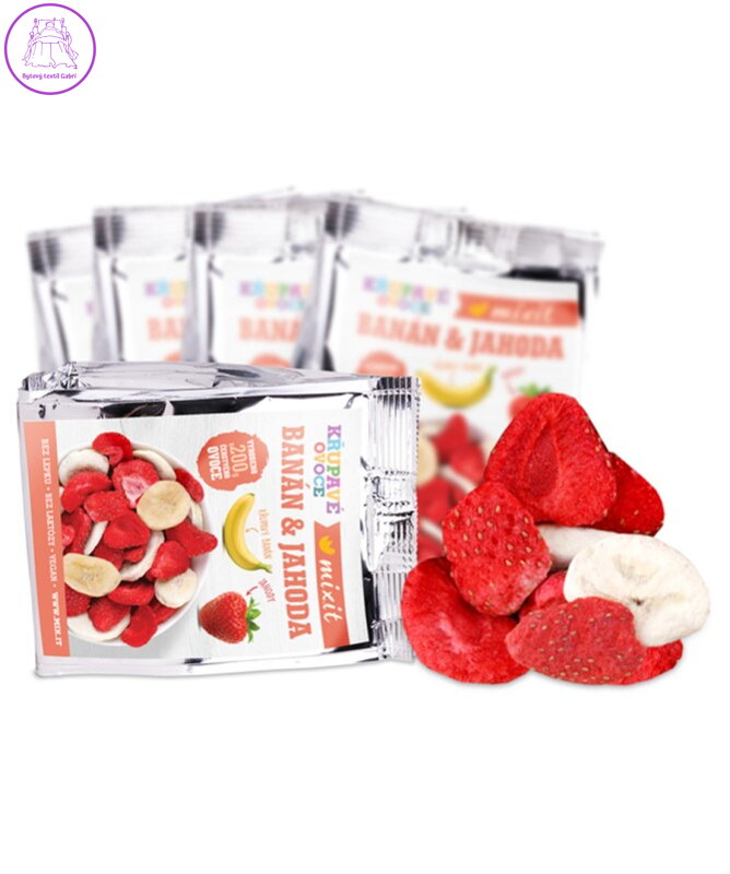 Mixit Do kapsy Křupavé ovoce - banán+jahoda 23g 4948