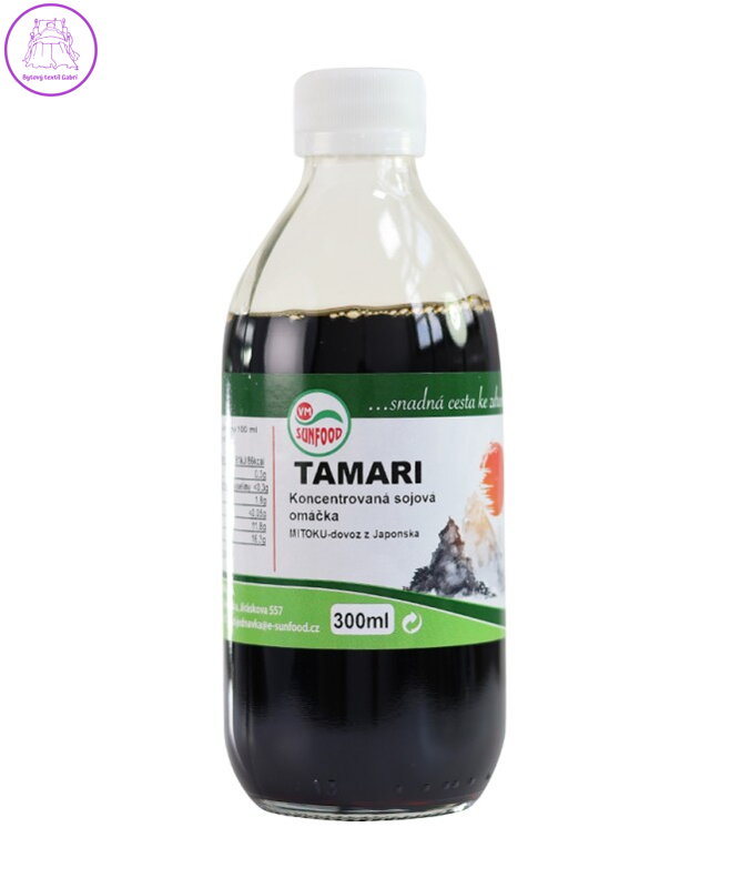 Tamari sojová omáčka 300ml Sunfood 4880 Tamari sojová omáčka 300ml Sunfood 4880
