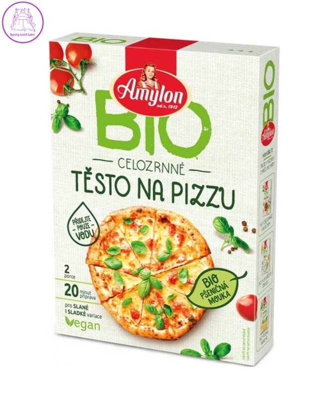 BIO Celozrnné těsto na pizzu 250g Amylon 200