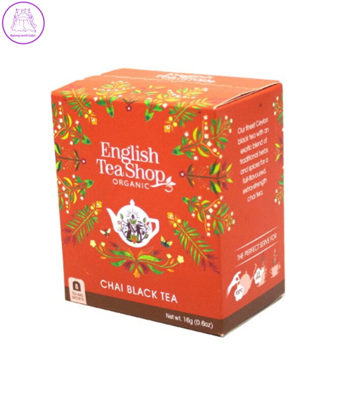 English Tea Shop - černý - Chai Tea BIO 8x1,6g 5041