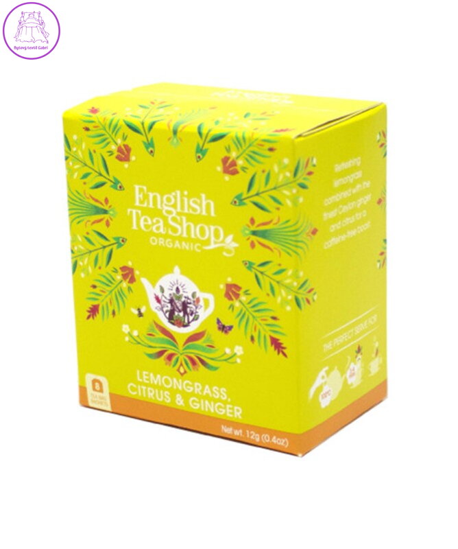 English Tea Shop - Citronová tráva, zázvor a citrusy BIO 8x1,6g 5044 English Tea Shop - Citronová tráva, zázvor a citrusy BIO 8x1,6g 5044