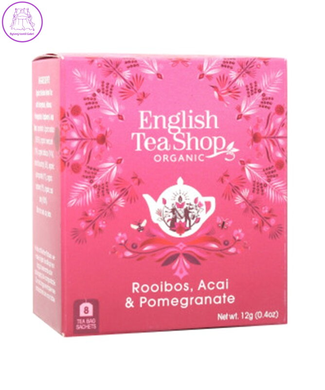 English Tea Shop - Rooibos Acai a granát. jablko BIO 8x1,6g 5048