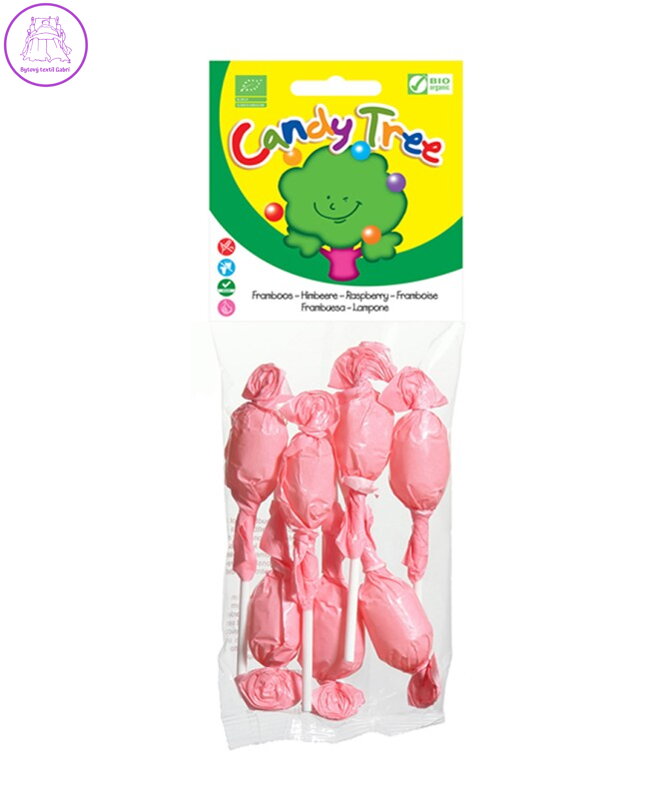 Lízátka BZL s příchutí malina 7x 10g CANDY TREE, NOVINKA 5056