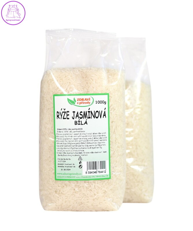 Rýže jasmínová bílá 1kg ZP NOVINKA 5073