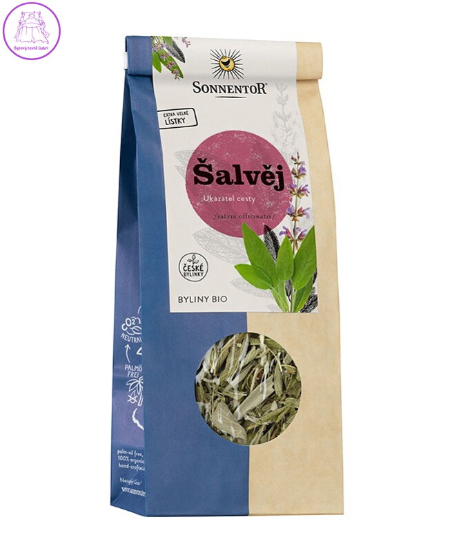 Šalvěj BIO 50g Sonnentor NOVINKA 5235 Šalvěj BIO 50g Sonnentor NOVINKA 5235