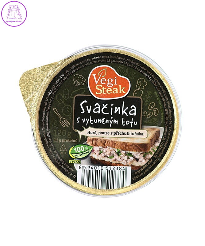 Svačinka s vytuněným tofu 120g Veto 5256 Svačinka s vytuněným tofu 120g Veto 5256