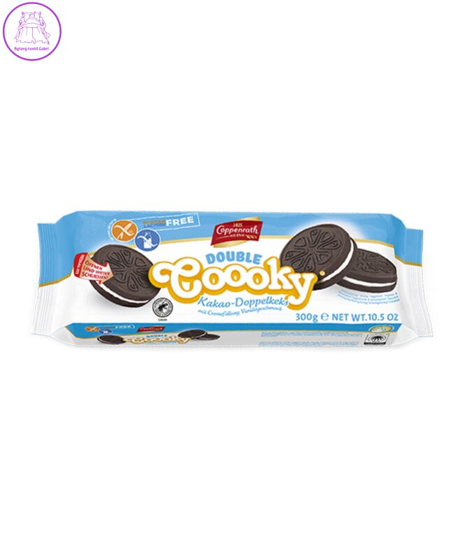 Coooky double kakao 300g Coppenrath bez lepku NOVINKA 5276