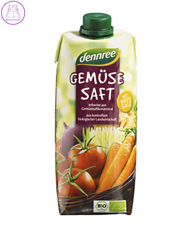 Šťáva zeleninová BIO 500ml Dennree NOVINKA 5281