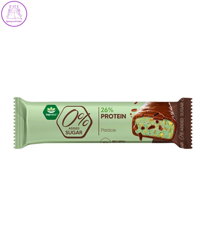 Tyčinka protein pistácie 40g Topnatur NOVINKA 5272