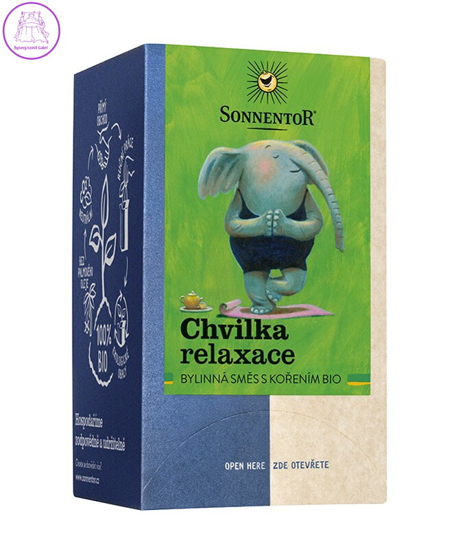 Chvilka relaxace čaj BIO 18x1g Sonnentor 5308