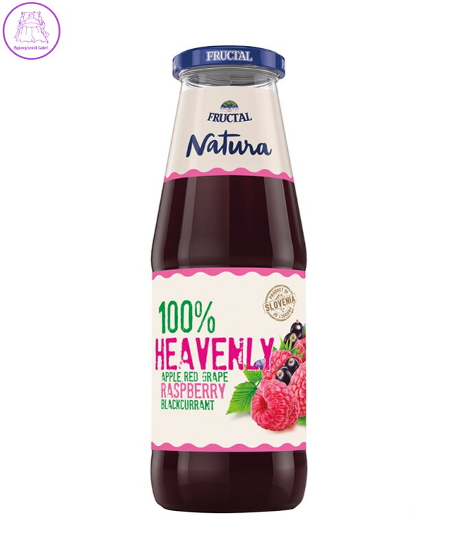 Šťáva z malin, jablek, červených hroznů a rybízu 0,7l Fructal NOVINKA 5388 Šťáva z malin, jablek, červených hroznů a rybízu 0,7l Fructal NOVINKA 5388