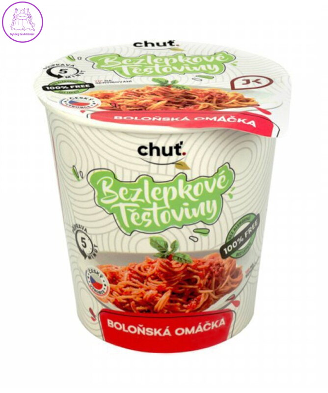 Těstoviny bezlepkové s Boloňskou omáčkou 60g J.K.Food NOVINKA 5392