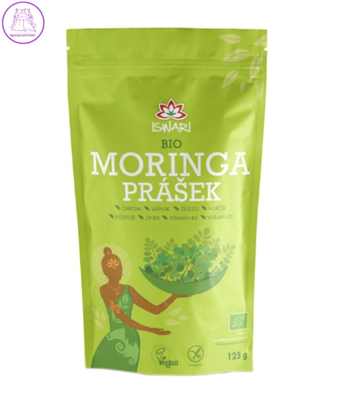 Moringa BIO 125g Iswari NOVINKA 5455 Moringa BIO 125g Iswari NOVINKA 5455