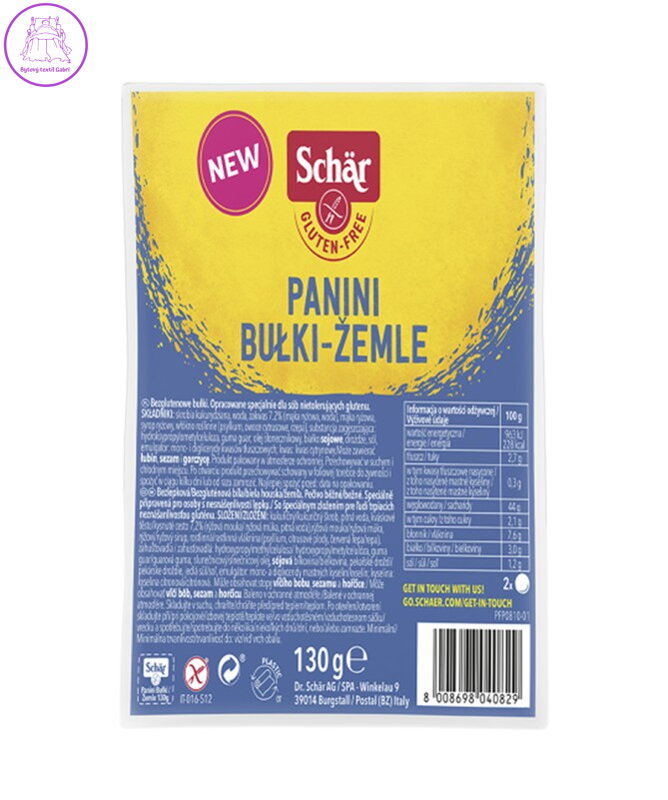 Panini žemle  130g  Schar 5018