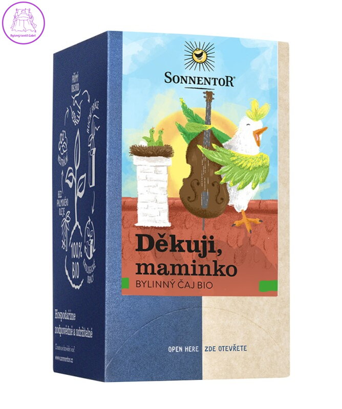 Děkuji maminko BIO Sonnentor NOVINKA 5587 Děkuji maminko BIO Sonnentor NOVINKA 5587