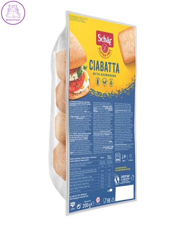 Ciabatta 200g světlá  Schar 3012