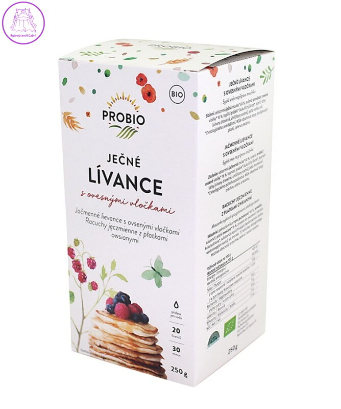 Ječné lívance BIO 250g Probio 2593