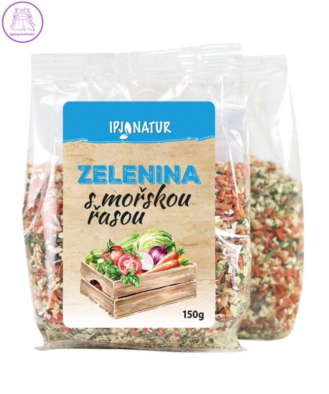 Zeleninová směs s mořskou řasou 150g IPJ NATUR 5754