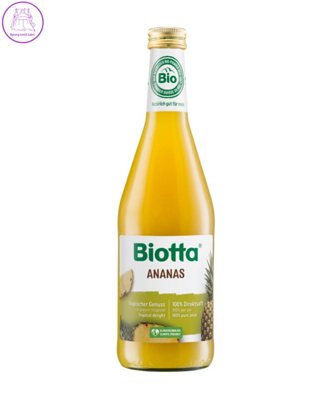 Šťáva ananasová 100% Bio 500ml Biotta 5757