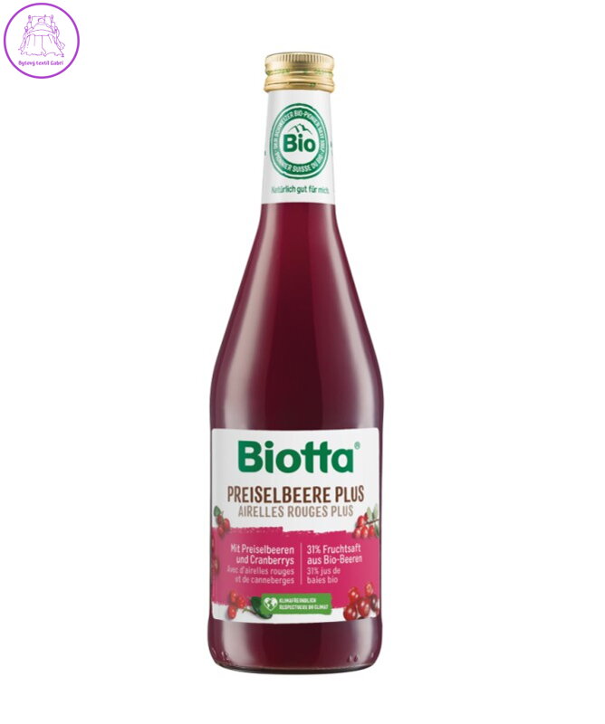 Šťáva brusinková Bio 500ml Biotta 5762